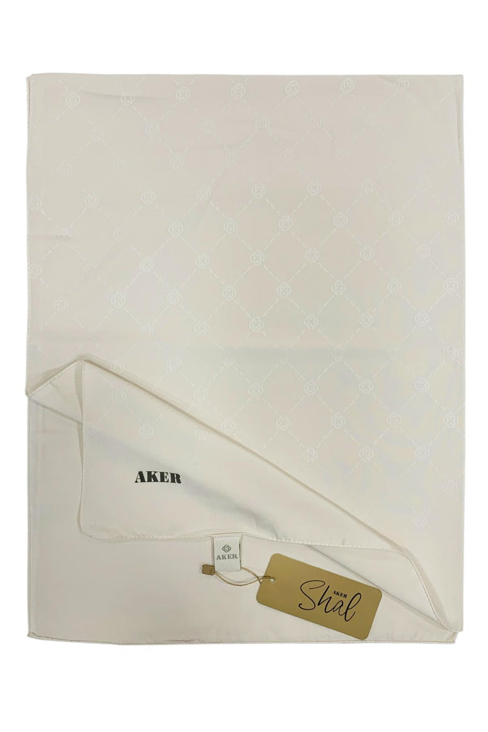 Aker Monogram Şal - Soft Krem 912