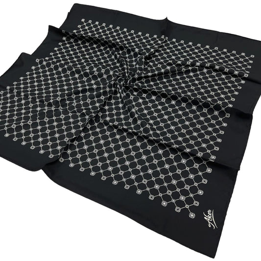Aker Twill Eşarp - 7857795-911 Siyah Krem