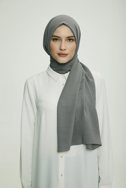 Armine Caz Şal - Koyu Gri 4025