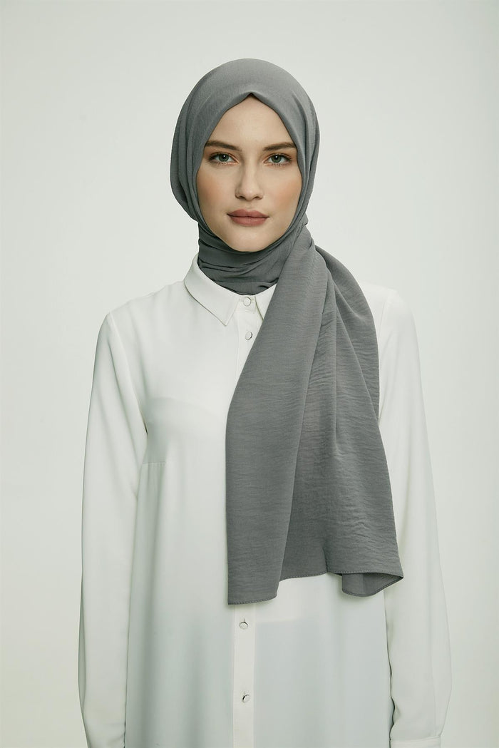 Armine Caz Şal - Koyu Gri 4025