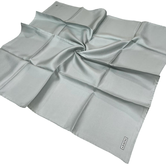 Armine Düz İpek Eşarp - 11 Buz Gri Twill