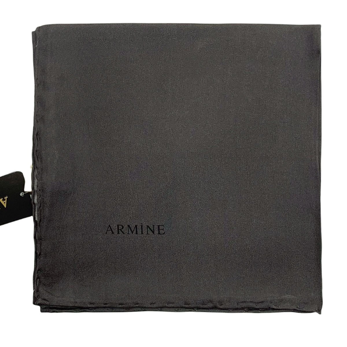 Armine Düz İpek Eşarp - 1134 Füme Twill