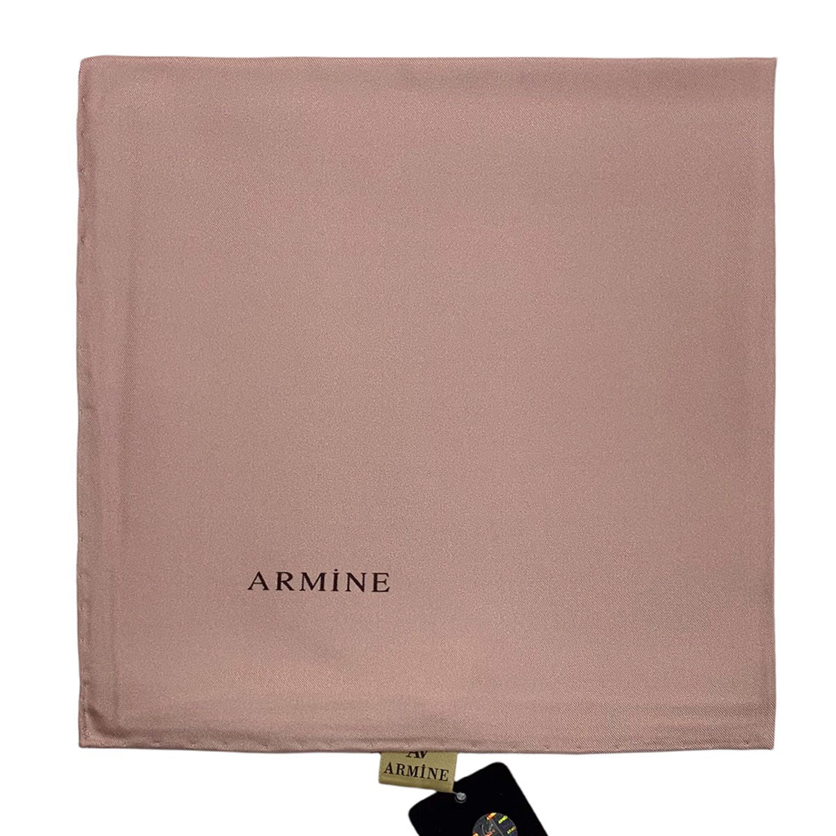 Armine Düz İpek Eşarp - 1377 Pudra Twill
