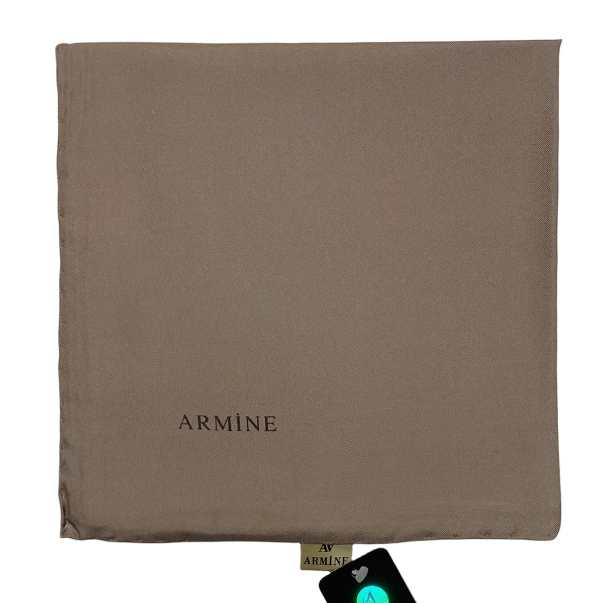 Armine Düz İpek Eşarp - 1406 Vizon Twill