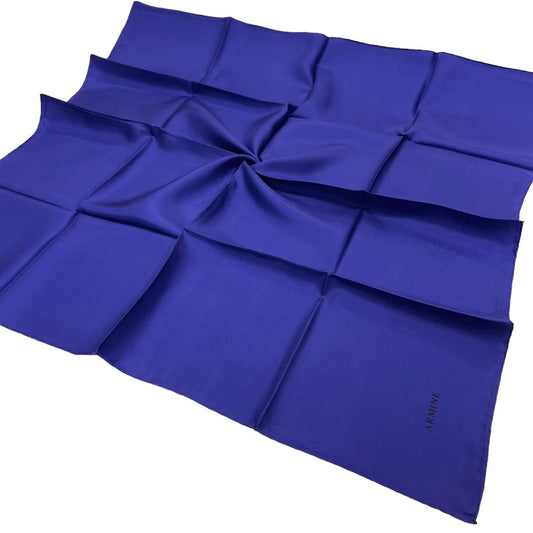 Armine Düz İpek Eşarp - 82 Saks Twill