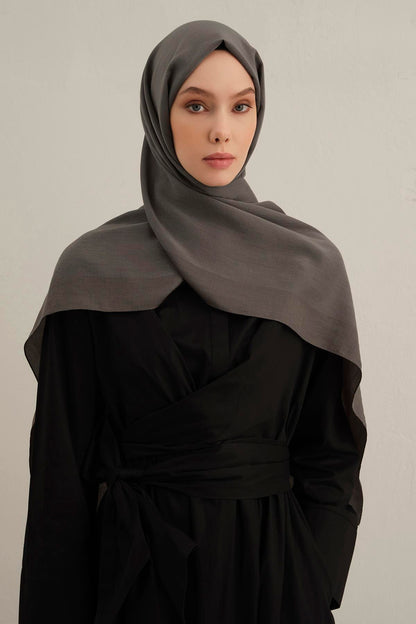 Armine Düz Lyocell Şal - Duman 18