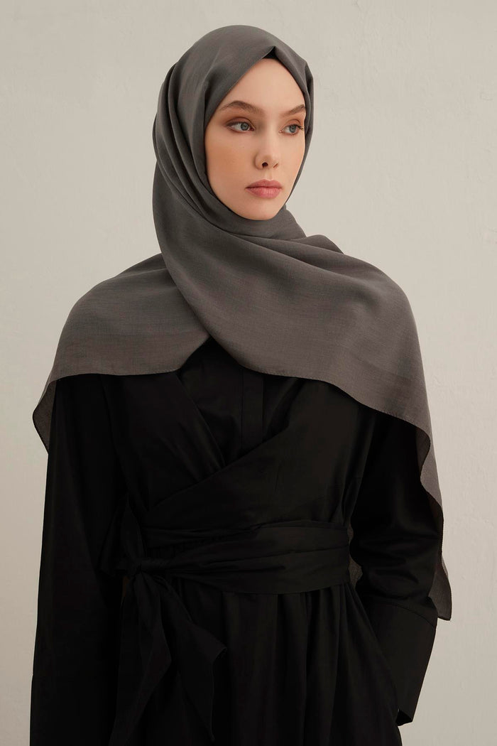 Armine Düz Lyocell Şal - Duman 18
