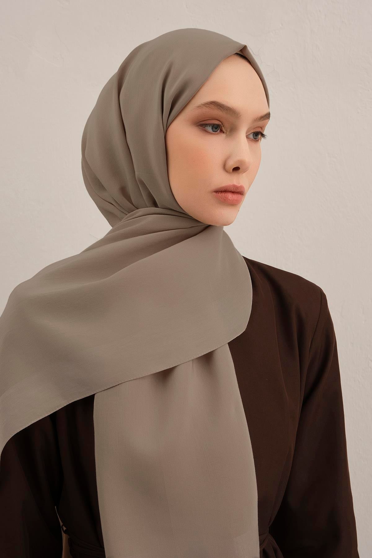 Armine Düz Lyocell Şal - Soft Taş 07