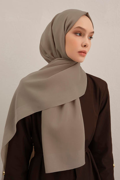 Armine Düz Lyocell Şal - Soft Taş 07