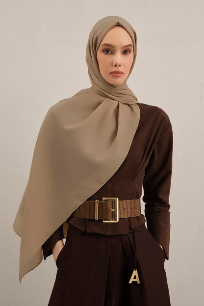 Armine Düz Lyocell Şal - Taş 04