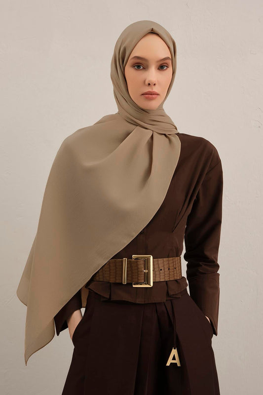 Armine Düz Lyocell Şal - Taş 04