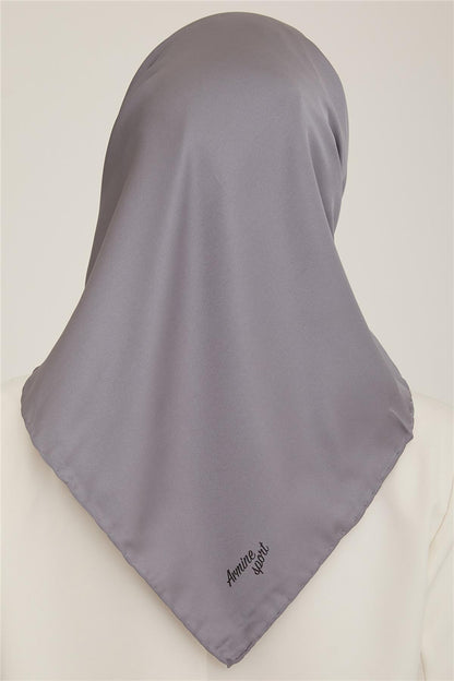 Armine Düz Twill Eşarp - Füme 782