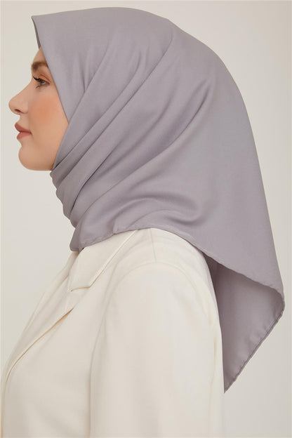 Armine Düz Twill Eşarp - Gri 772