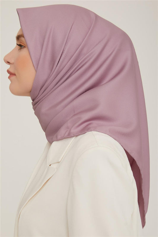 Armine Düz Twill Eşarp - Soft Leylak 781