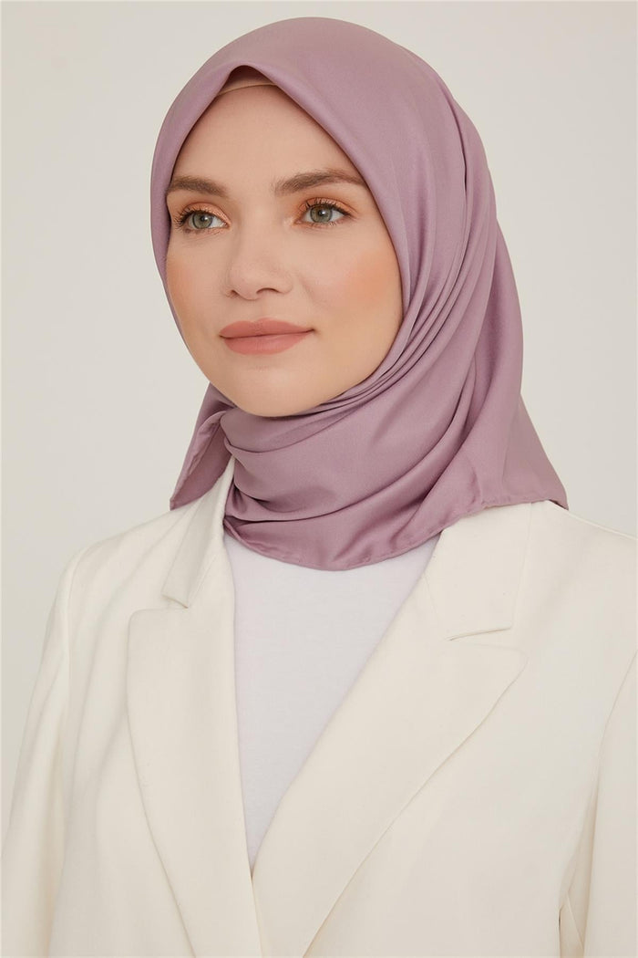 Armine Düz Twill Eşarp - Soft Leylak 781