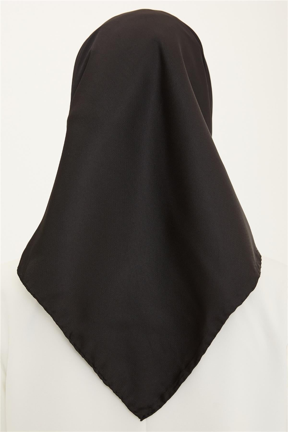 Armine Düz Twill Eşarp - Siyah 1075