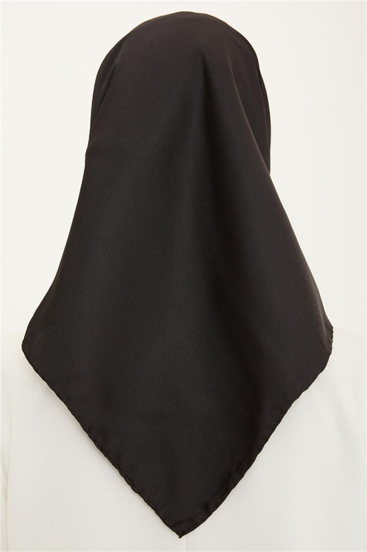 Armine Düz Twill Eşarp - Siyah 1075