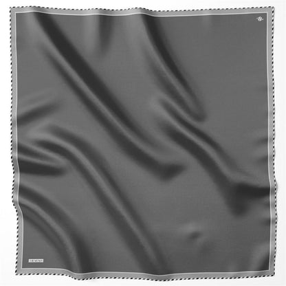 Armine İpek Eşarp 2023 Yaz 8966-66 Füme Twill