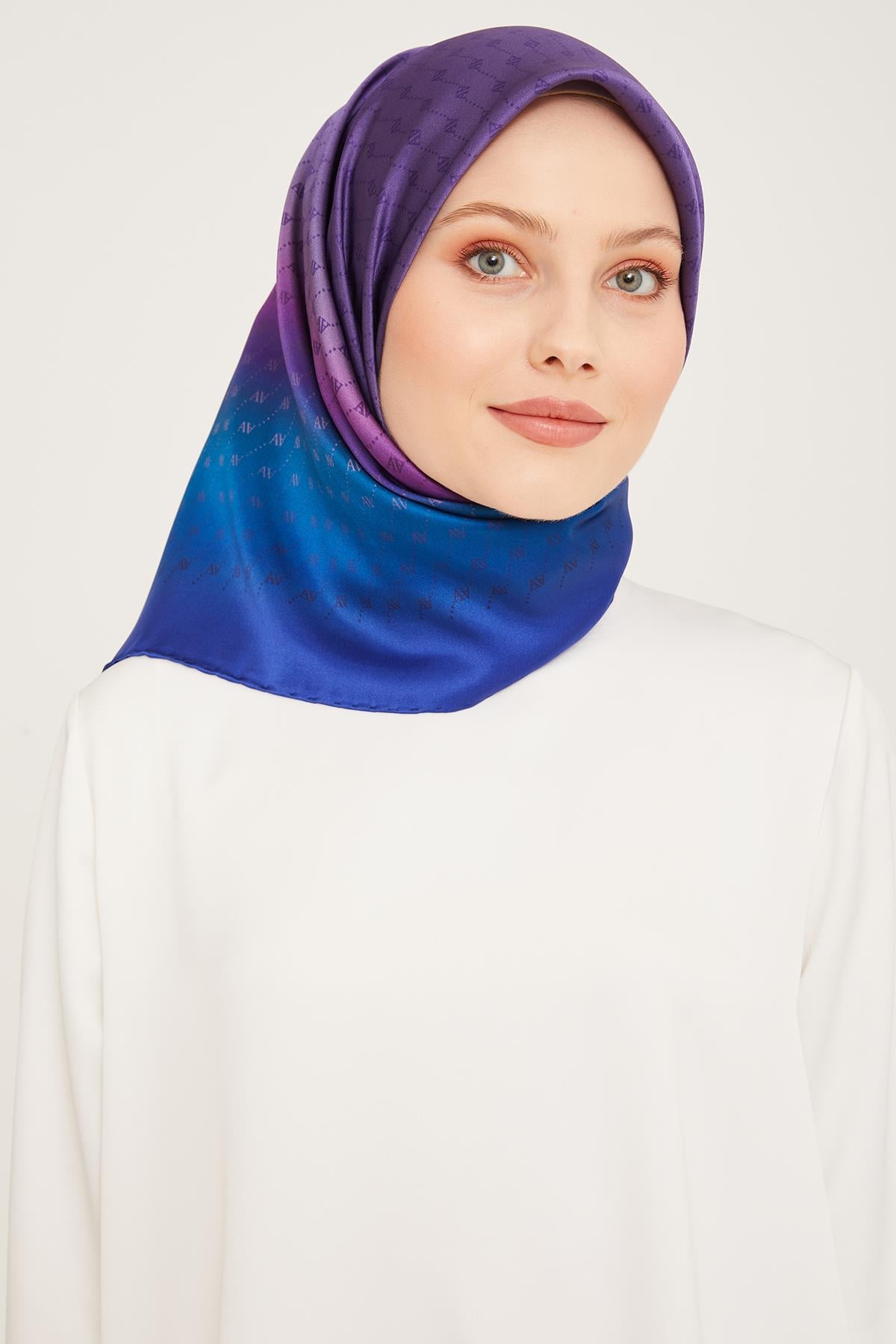 Armine İpek Eşarp 2024 Kış - 9003-09 Twill