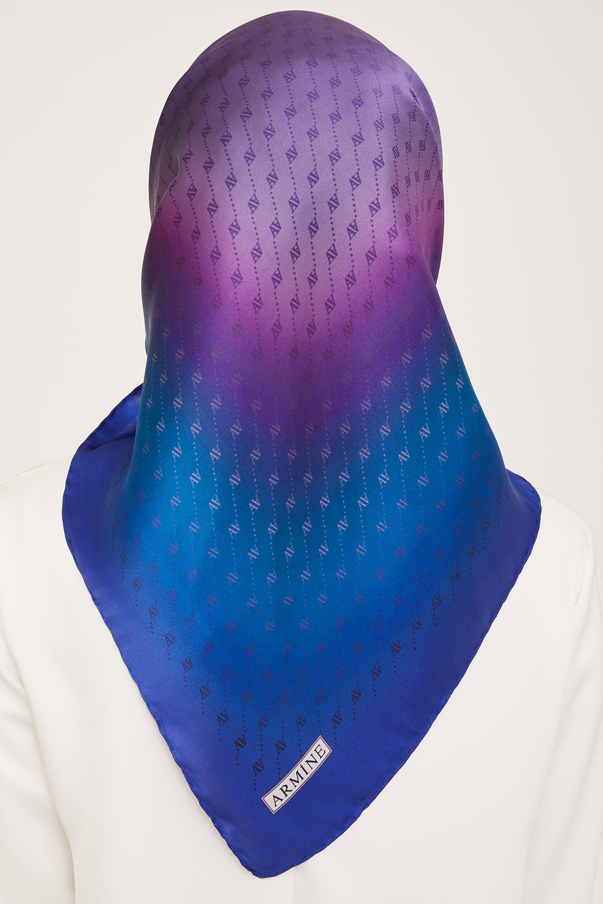 Armine İpek Eşarp 2024 Kış - 9003-09 Twill