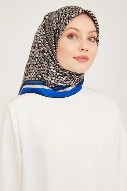 Armine İpek Eşarp 2024 Kış - 9026-38 Twill