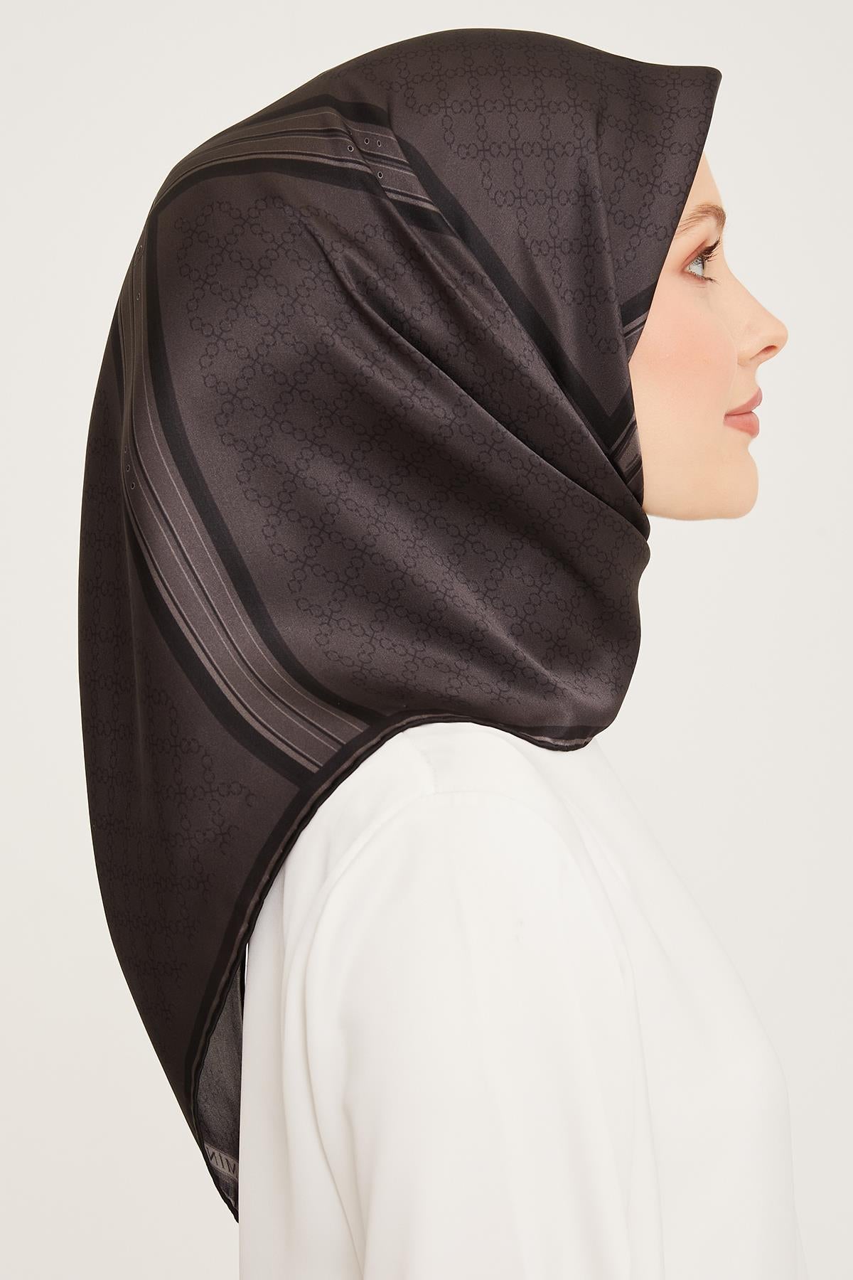 Armine İpek Eşarp 2024 Kış - 9054-57 Twill