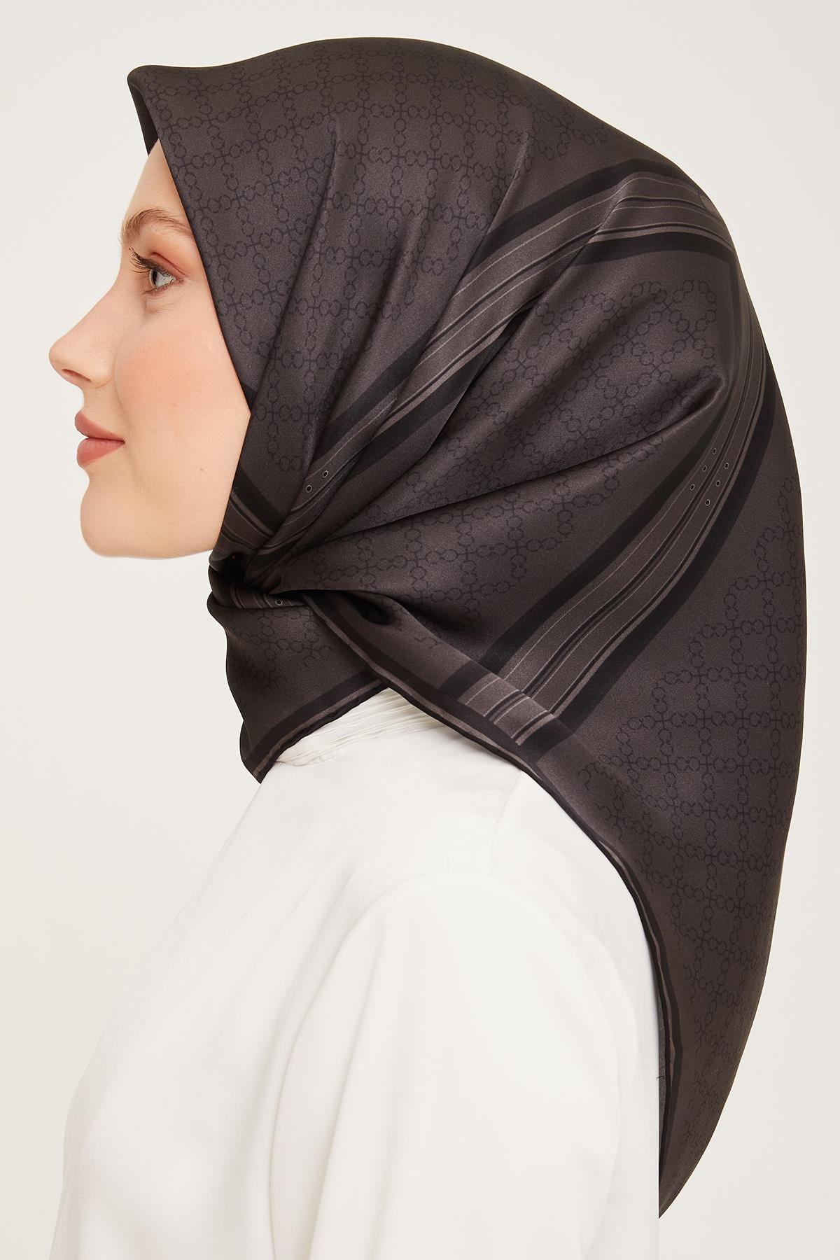 Armine İpek Eşarp 2024 Kış - 9054-57 Twill