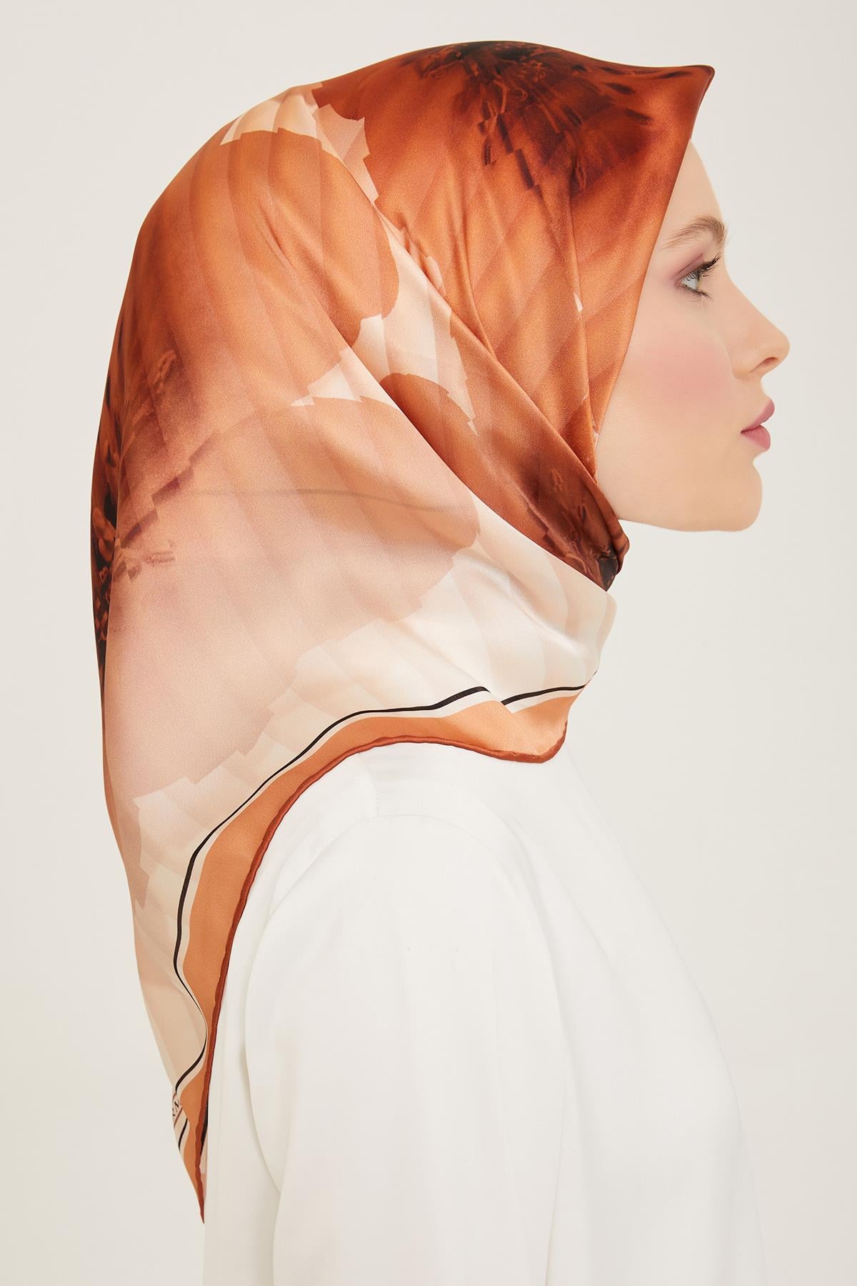 Armine İpek Eşarp 2024 Yaz - 9100-01 Twill