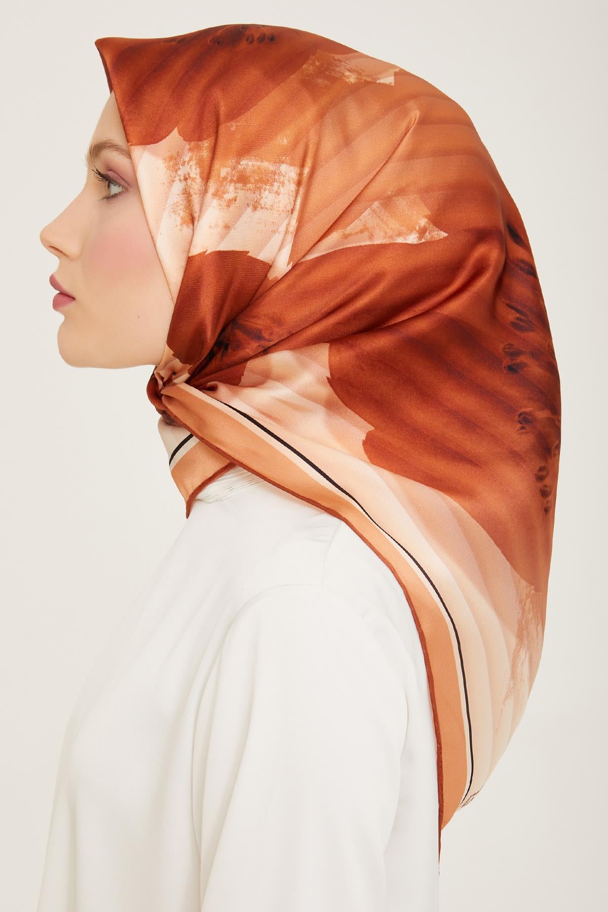 Armine İpek Eşarp 2024 Yaz - 9100-01 Twill