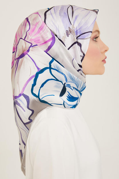 Armine İpek Eşarp 2024 Yaz - 9110-35 Twill