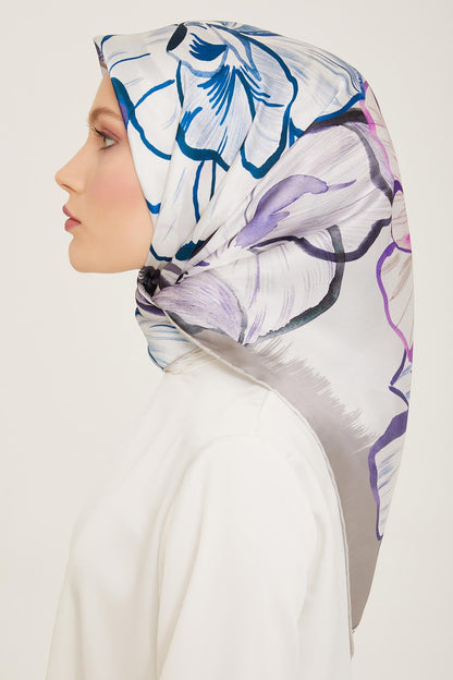 Armine İpek Eşarp 2024 Yaz - 9110-35 Twill