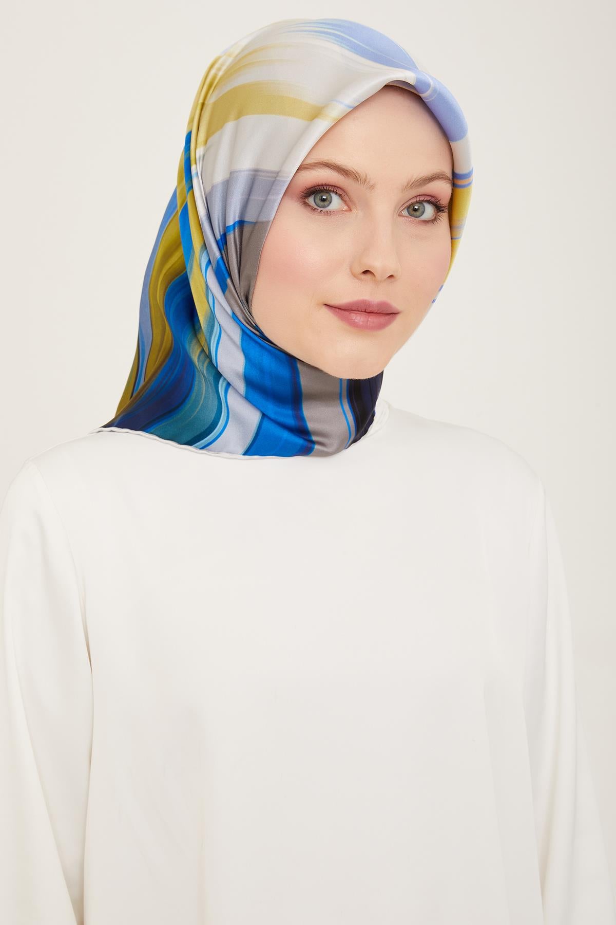 Armine İpek Eşarp 2024 Yaz - 9131-83 Twill