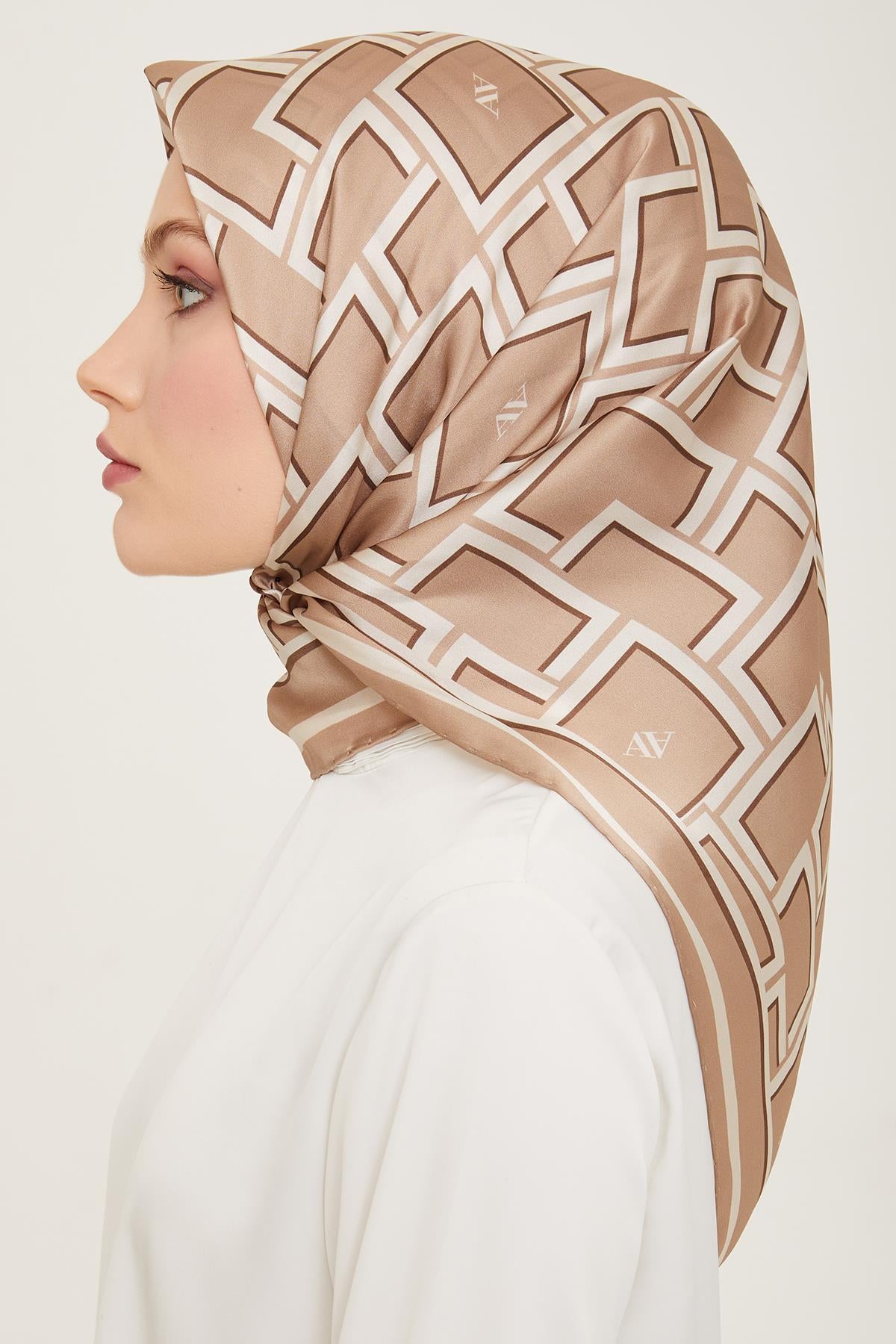 Armine İpek Eşarp 2024 Yaz - 9132-02 Twill
