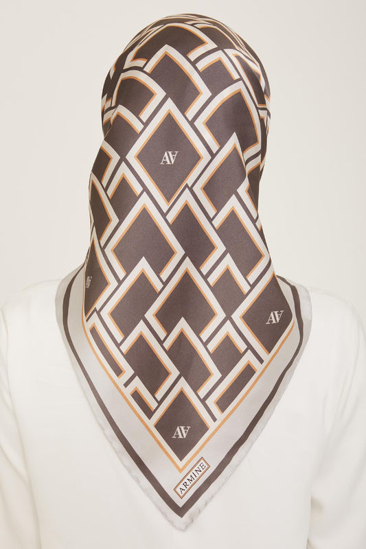 Armine İpek Eşarp 2024 Yaz - 9132-82 Twill