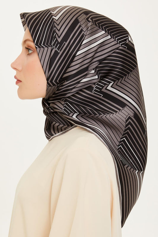Armine İpek Eşarp 2025 Kış - 9218-81 Twill