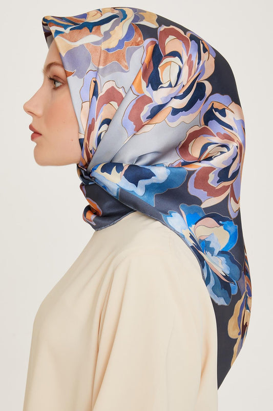 Armine İpek Eşarp 2025 Kış - 9234-34 Twill