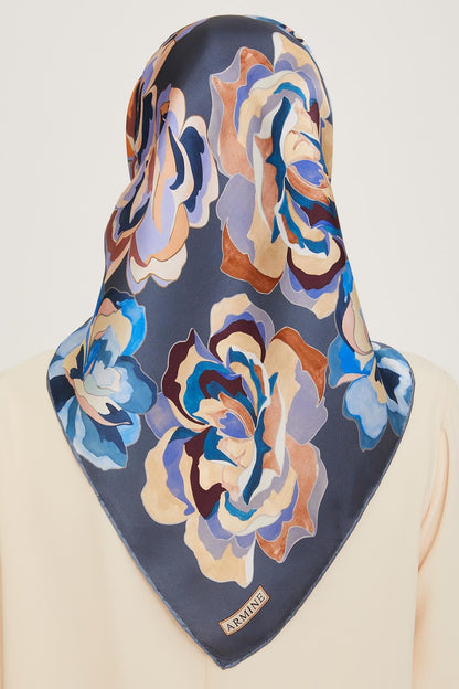 Armine İpek Eşarp 2025 Kış - 9234-34 Twill