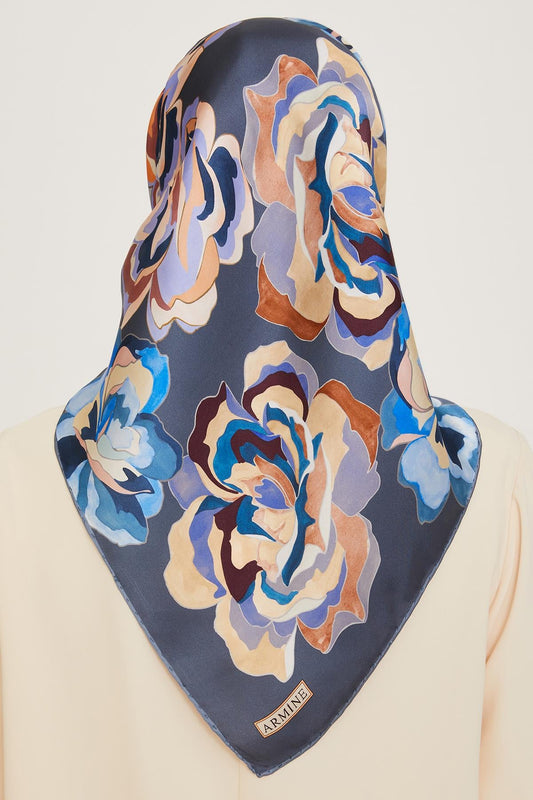 Armine İpek Eşarp 2025 Kış - 9234-34 Twill