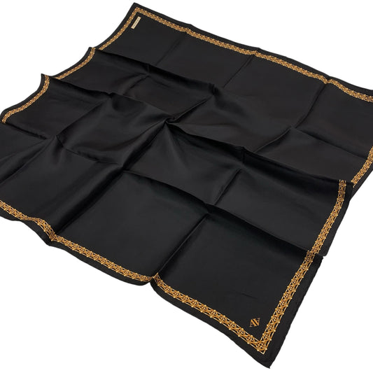 Armine İpek Eşarp 2025 Kış - 9260-02 Siyah Twill