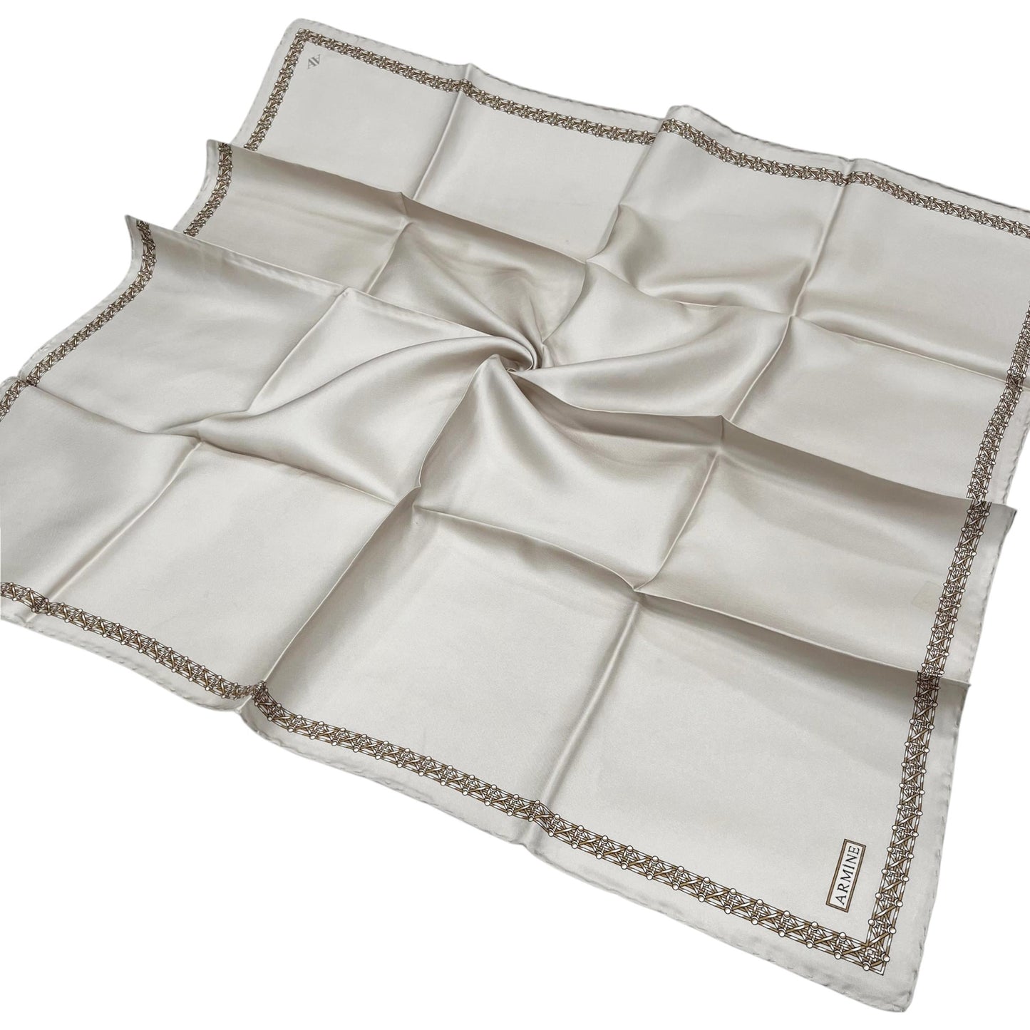Armine İpek Eşarp 2025 Kış - 9260-06 Açık Taş Twill