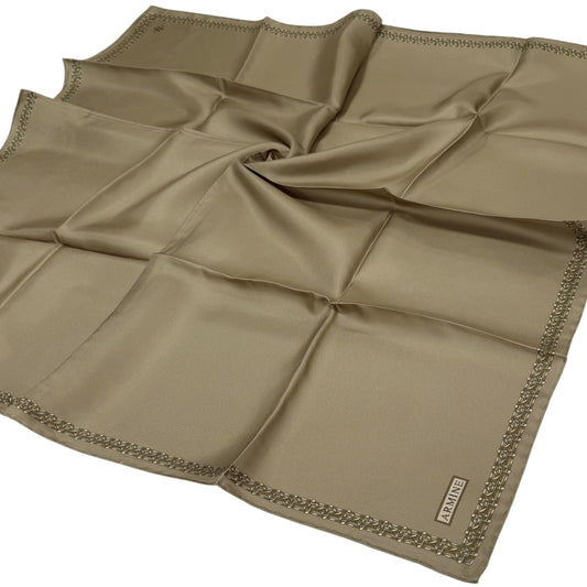 Armine İpek Eşarp 2025 Kış - 9260-36 Vizon Twill