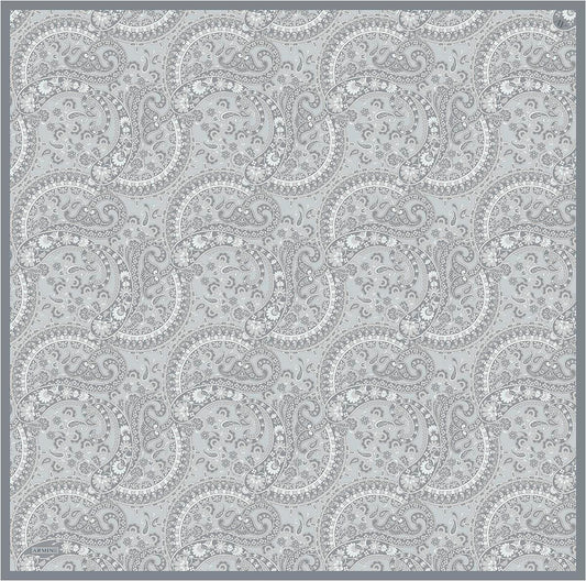 Armine İpek Eşarp 2025 Yaz - 9304-02 Gri Twill