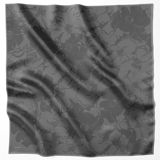 Armine İpek Eşarp 2025 Yaz - 9344-46 Füme Twill