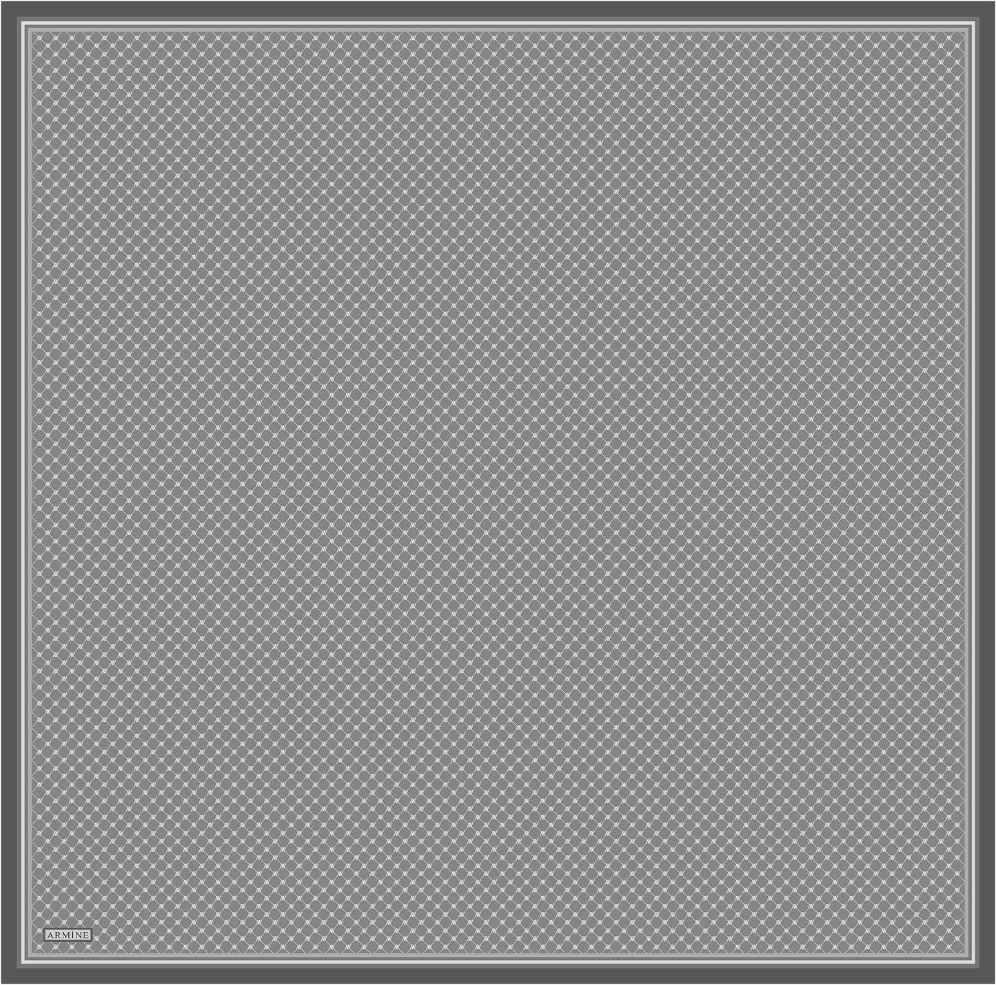 Armine İpek Eşarp 2025 Yaz - 9345-01 Gri Twill