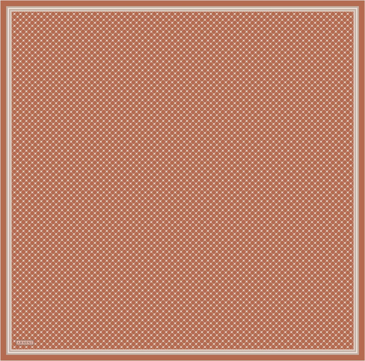 Armine İpek Eşarp 2025 Yaz - 9345-05 Bakır Twill
