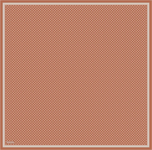 Armine İpek Eşarp 2025 Yaz - 9345-05 Bakır Twill