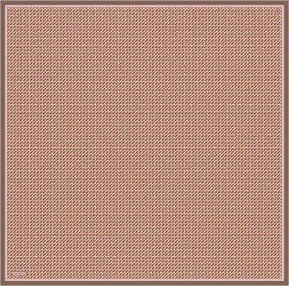 Armine İpek Eşarp 2026 Kış - 9417-05 Pudra Kahve Twill