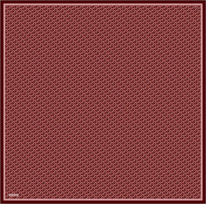 Armine İpek Eşarp 2026 Kış - 9417-35 Bordo Kırmızı Twill