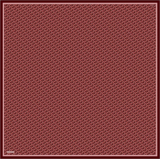 Armine İpek Eşarp 2026 Kış - 9417-35 Bordo Kırmızı Twill