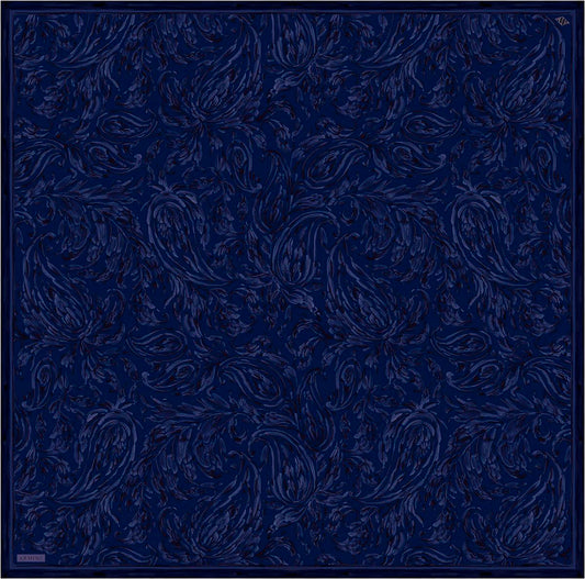 Armine İpek Eşarp 2026 Kış - 9431-03 Morcivert Twill